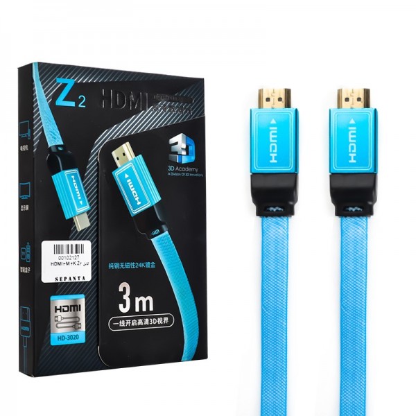 کابل HDMI 4K طول ۳ متر Z2 مدل HD-3020