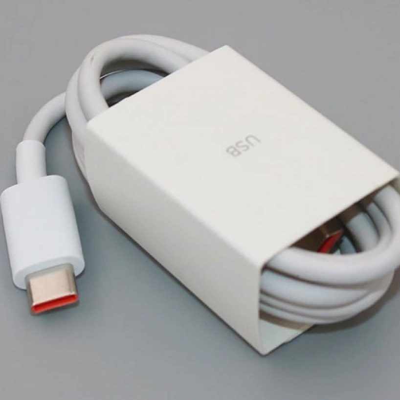 کابل شارژ ۳۳ وات شیائومی سرکارتنی اورجینال اصلی Original Xiaomi charger 33W