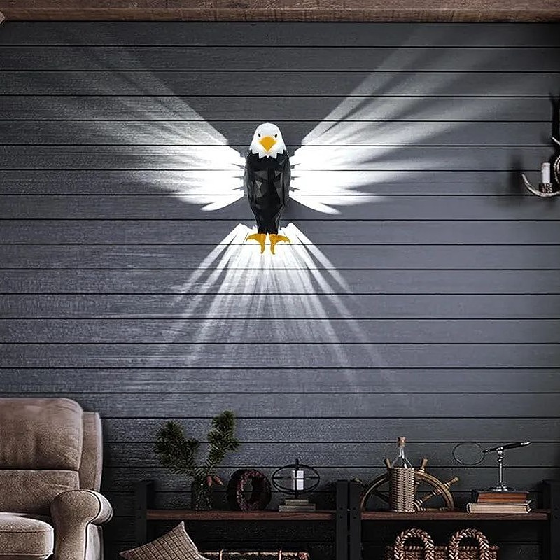 چراغ خواب دیواری EAGLE AMBIENT LIGHT طرح عقاب