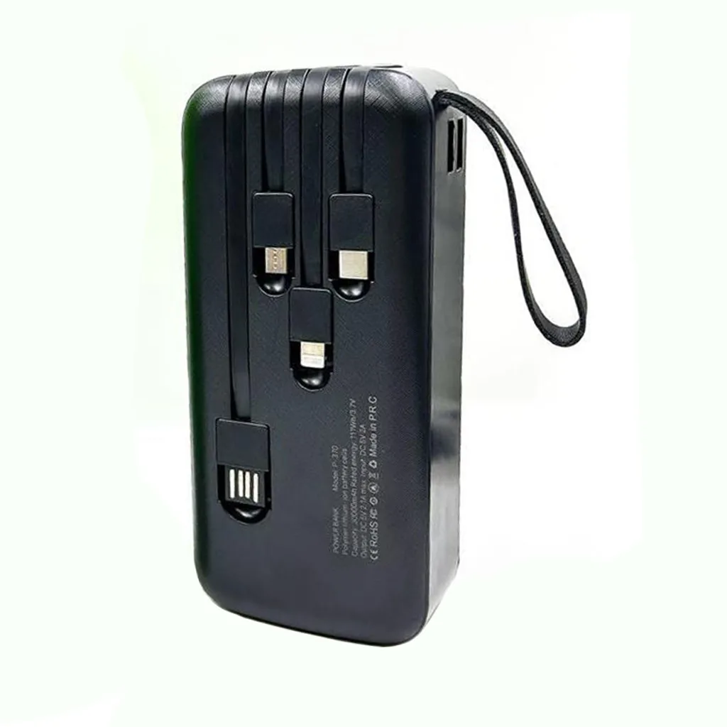 پاوربانک کالوس مدل P-370 ظرفیت ۳۰۰۰۰ + لامپ USB LED | نسخه اورجینال