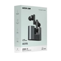 هندزفری بلوتوث گرین لاین Green Lion ZINC X Metal Earbuds GNZINANCXBK