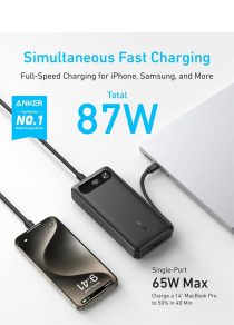 پاوربانک ۲۰۰۰۰ میلی آمپر انکر A1383611 | power bank anker 20000